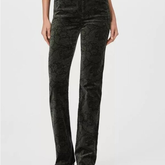 Morris & Co. X PAIGE Velvet Chelsea Blazer (xs) and Naomi Straight Pant (2) set - Picture 5 of 10